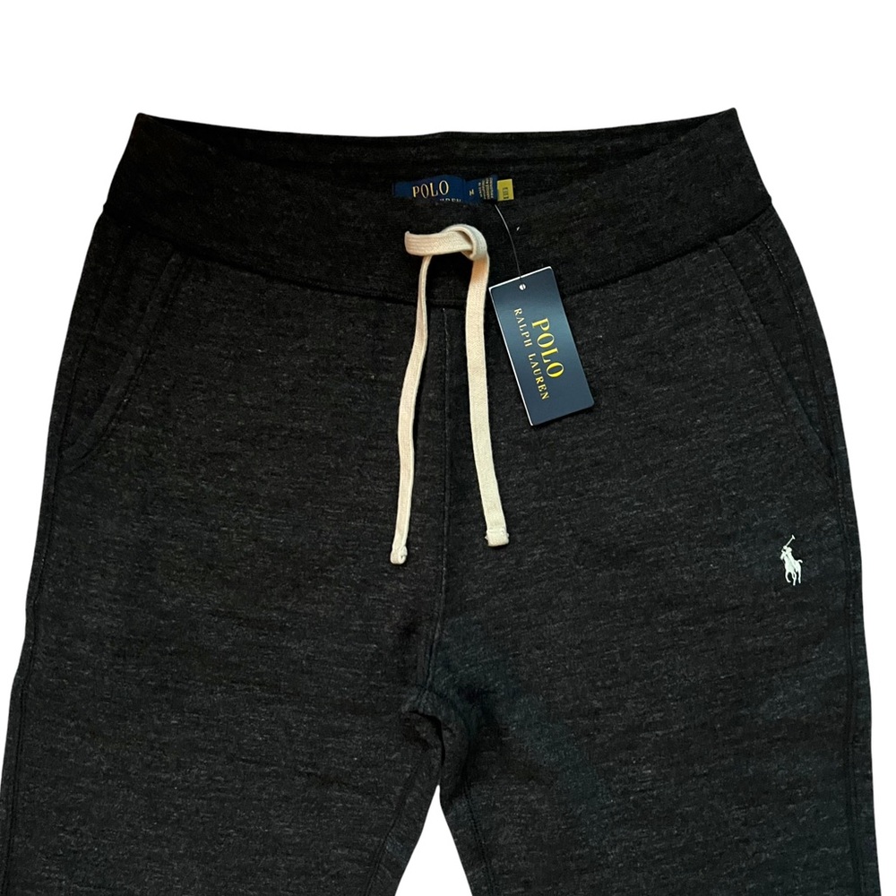 POLO RALPH LAUREN Men’s Fleece Lined Sweatsuit, Hoodie Sweatpants Set, Black - Picture 10 of 11